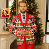 Custom Face Photo Family Men's Suits, Christmas Gift For Parents HO82 900238