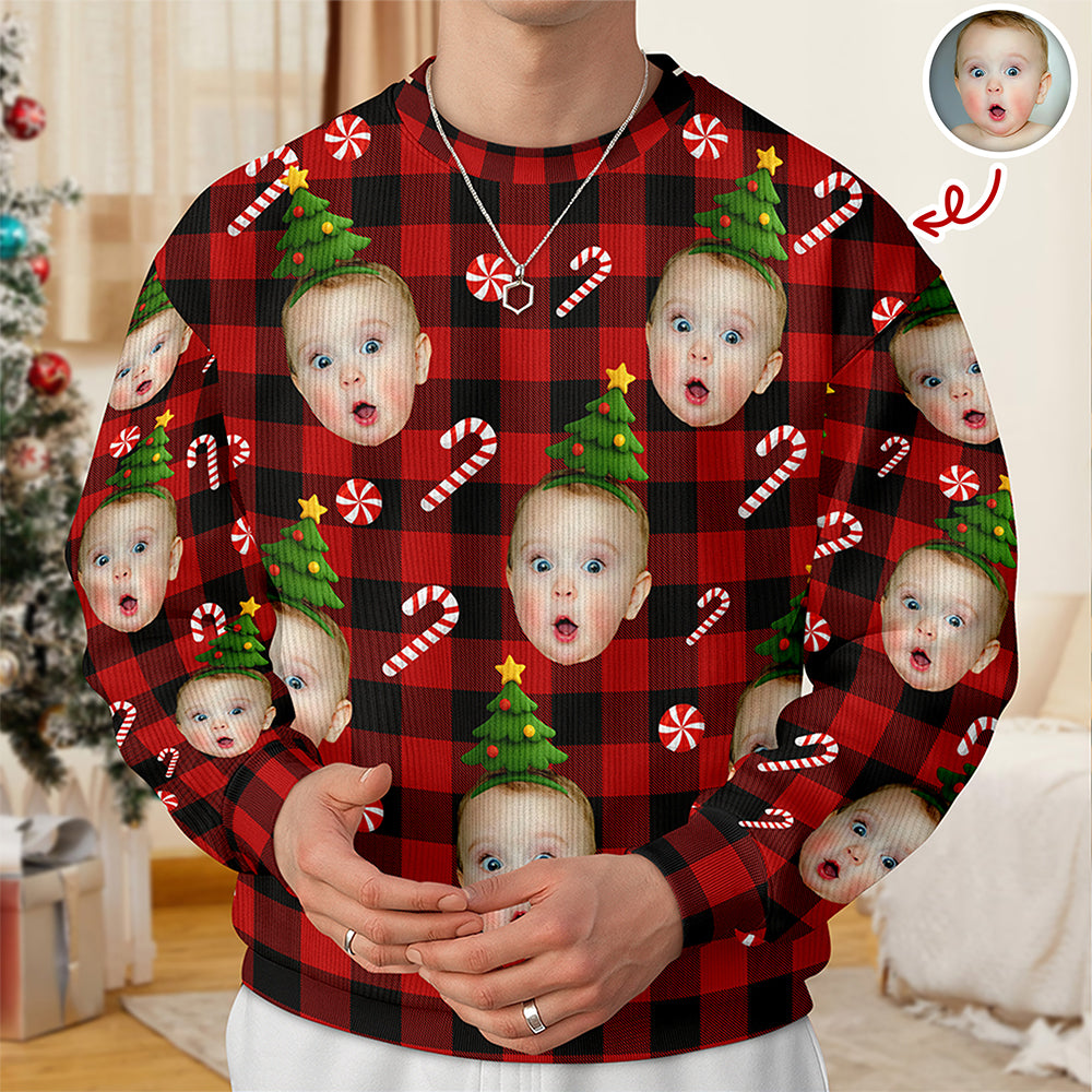 Custom Face Christmas Silly Family, Friends, Co-Workers - Personalized Ugly Sweater HO82 900084