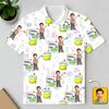 Custom Funny Face Golf Masters Tournament Polo Shirt Personalized Gift For Golfer LM32 897621