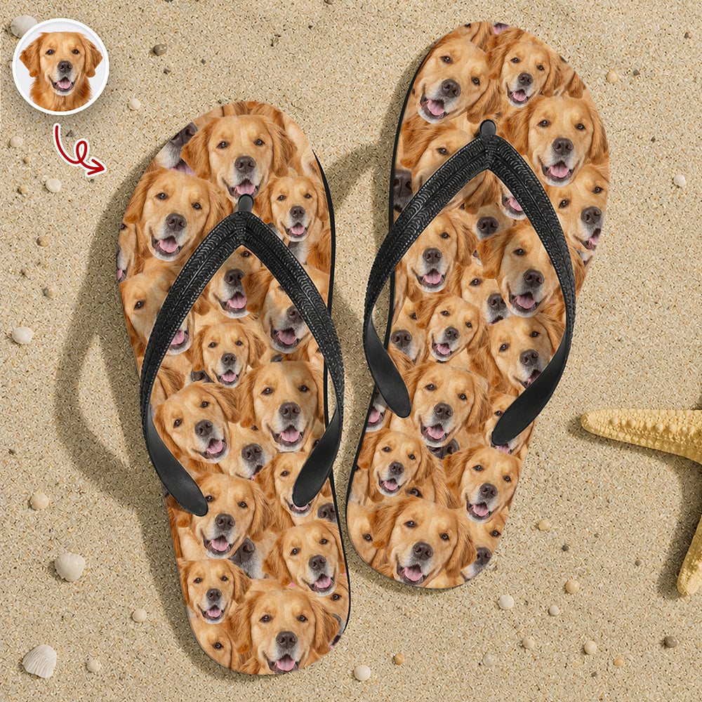 Custom Full Face Flip Flop Gift For Pet Lovers CH07 911606