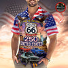 Celebrate 100 Years of Road Route 66 and America 250th Anniversary Custom Car Photo Hawaiian Shirt CH07 910378