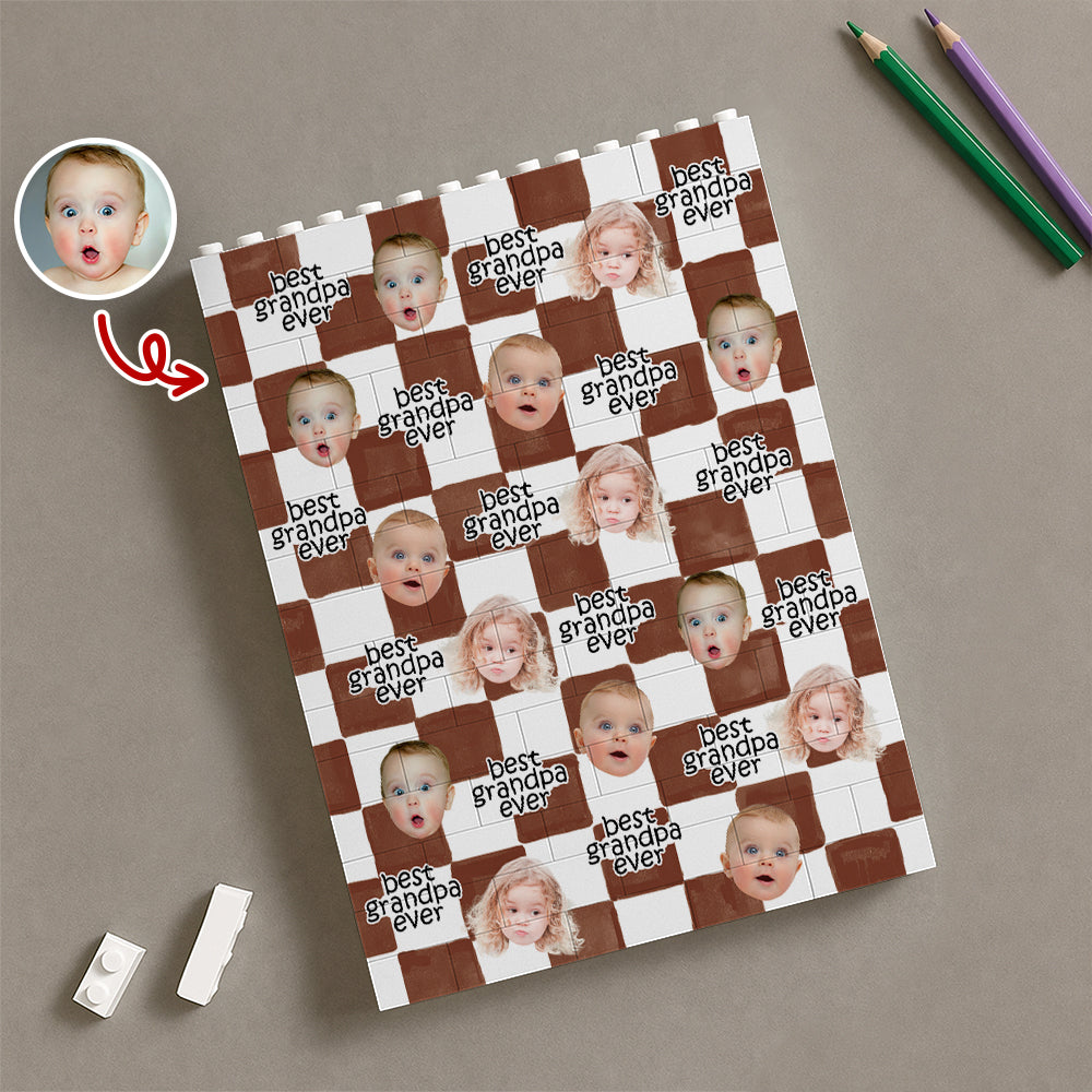 Custom Photo Best Dad Ever, Best Mom Ever Brick Blocks Gift For Family TH10 169953