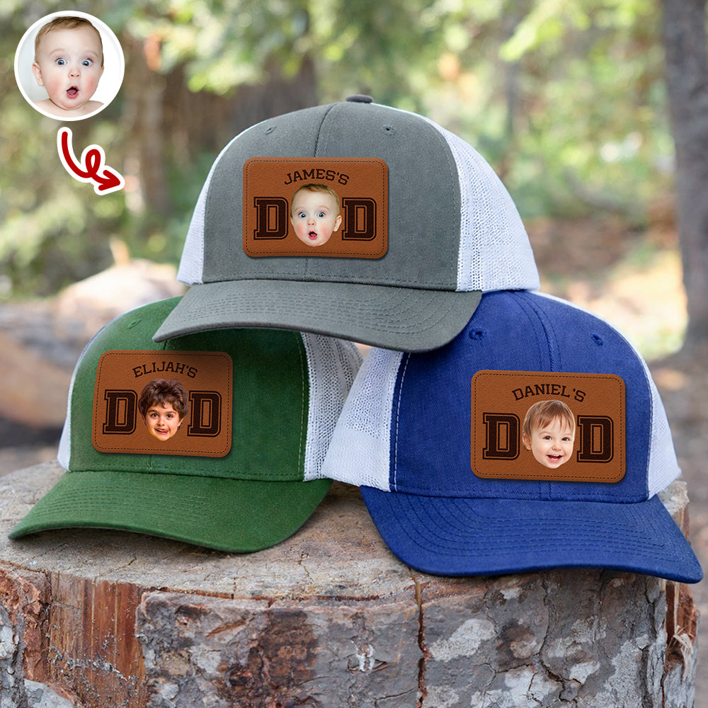 Custom Photo Dog Cat Circle Patch Hat For Dad TH10 169711