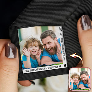 Custom Photo Father of The Bride, The Groom Tie Patch For Men HA75 897890