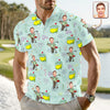Custom Funny Face Golf Masters Tournament Polo Shirt Personalized Gift For Golfer LM32 897621