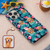 Custom Photo Dog Cat Tropical Phone Case Gift For Pet Lovers HA75 920226