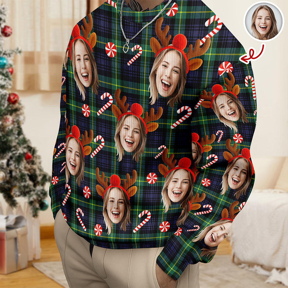Custom Face Christmas Silly Family, Friends, Co-Workers - Personalized Ugly Sweater HO82 900084