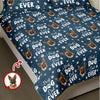 Custom Pet Photo Best Dad And Mom Ever Quilt Bedding Set For Dog And Cat Lovers LM32 897283