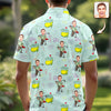 Custom Funny Face Golf Masters Tournament Polo Shirt Personalized Gift For Golfer LM32 897621