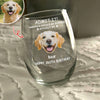 Custom Dog Photo America Would Be Boring Without Me Wine Glass TH10 898669
