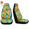 Custom Dog Photo Tropical Summer Pattern Car Seat Cover HO82 902390