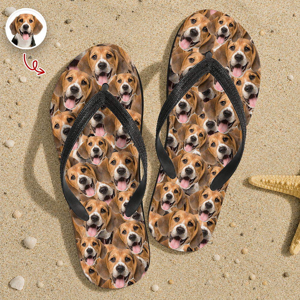 Custom Full Face Flip Flop Gift For Pet Lovers CH07 911606