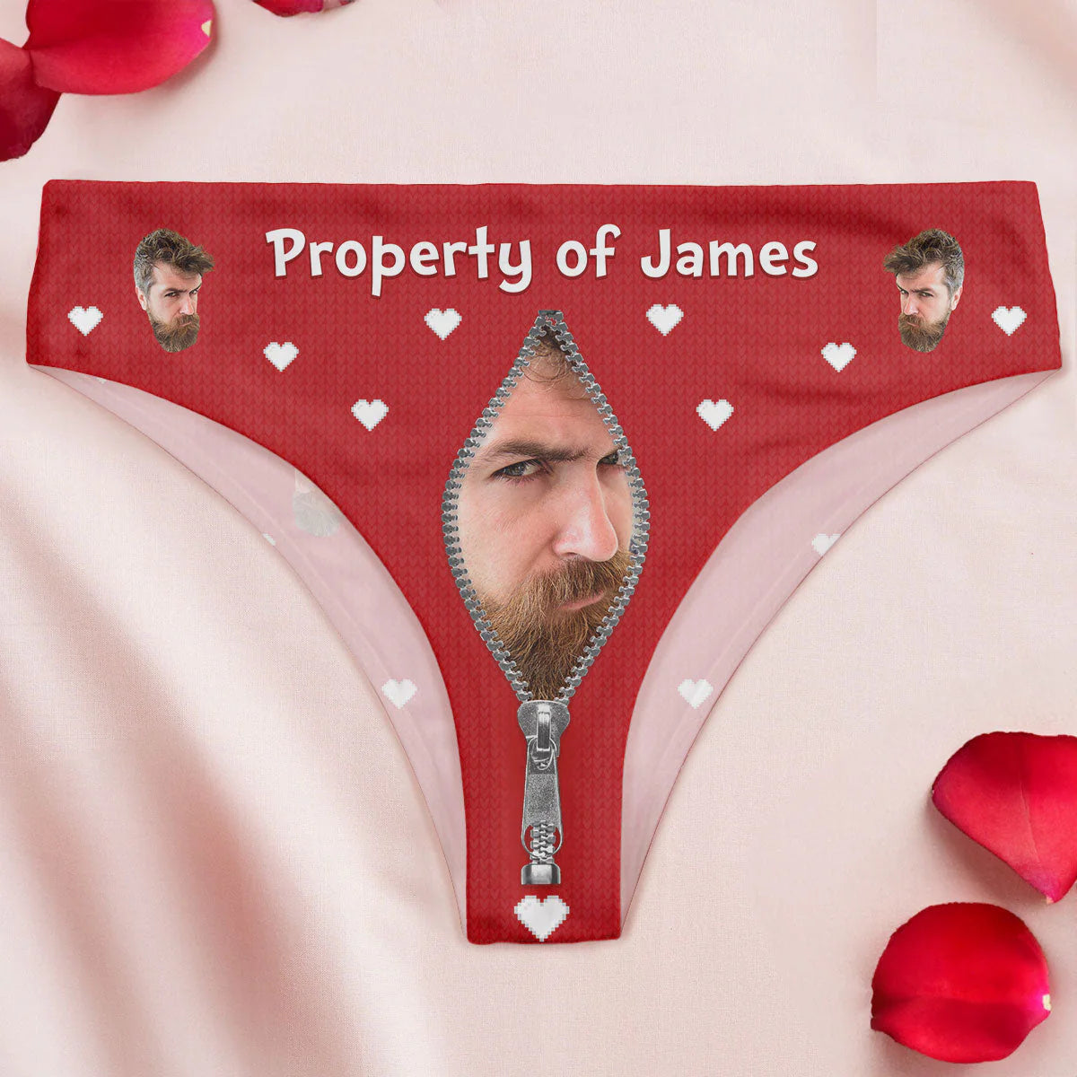 Property Of Anniversary Gift For Wife - Personalized Photo Women's Low-waisted Brief 642811