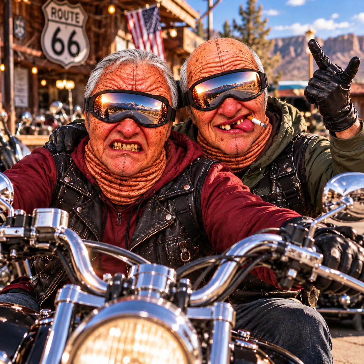 Funny Old Man Face Riders 3D Face Mask, Motorcycle Riders Lovers Gift CH07 180798