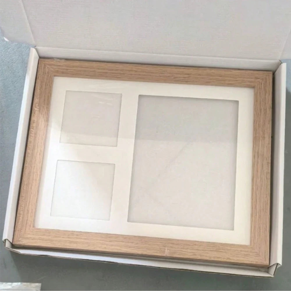 Personalized DIY Pet Paw Print Photo Frame, Clay Keepsake Kit, Cat Dog Memorial Gift HO82 903740