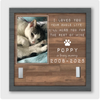 You Were My Favorite Hello And My Hardest Goodbye - Memorial Personalized Custom Pet Loss Sign, Collar Frame 40124