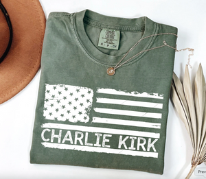 Charlie Kirk Memorial Dark Shirt HA75 644115