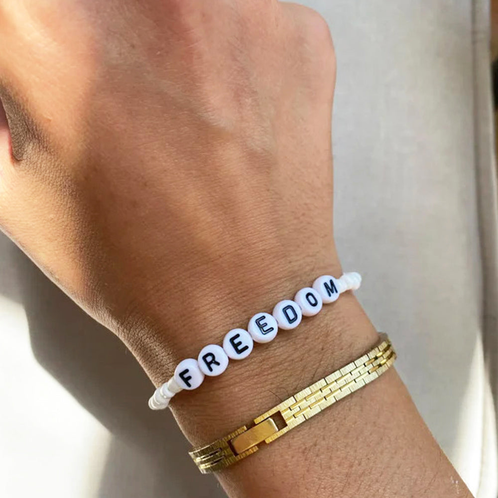 Freedom bracelet, Forever in remembrance of Charlie Kirk LM32 65775