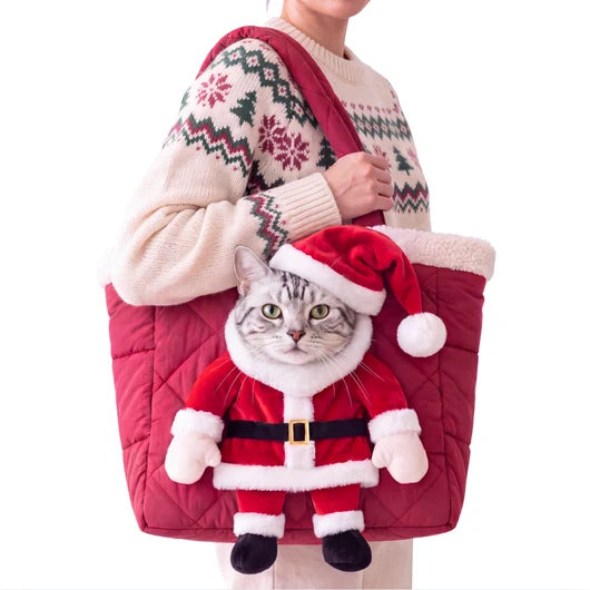 Santa Pet Carrier for Small Dogs and Cats HO82 903774