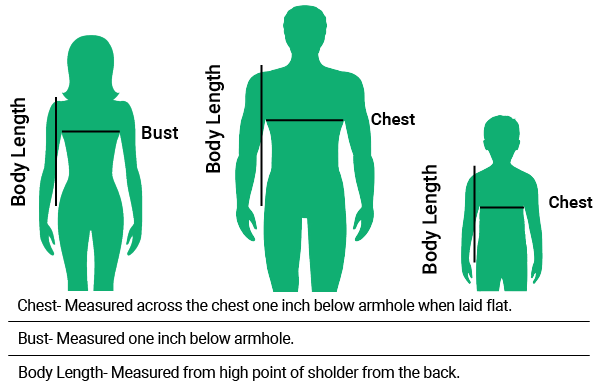 T-Shirt Size Guide
