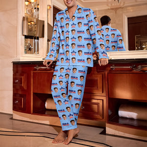Custom Face Celebrate 250 Years America Anniversary 250th Independence Day Pajamas CH07 899746