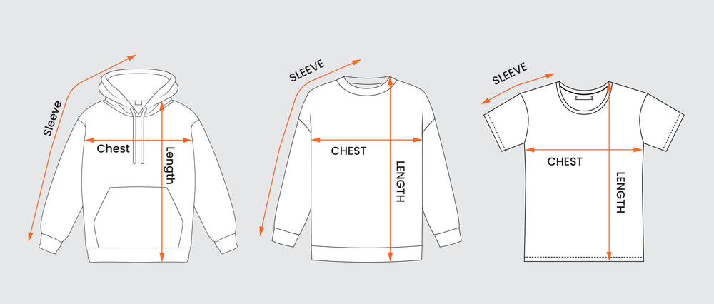 Shoulder to Shoulder Size Guide