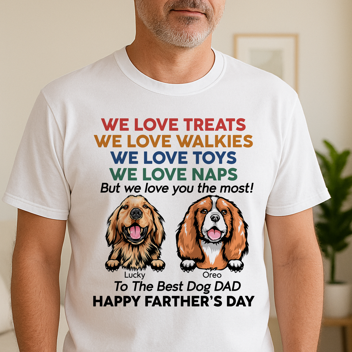 I Love You The Most For Dog Dad Shirt TH10 892959