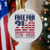 Free For America 250 Years Ceramic Ornament TH10 894597