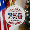 We The People America 250th Anniversary Ceramic Ornament CH07 896626