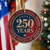 250 Years of America 1776 2026 Ceramic Ornament American Independence Day Gift CH07 896664