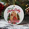 Have A Jolly Dolly Ceramic Ornament Christmas Decor TH10 171327