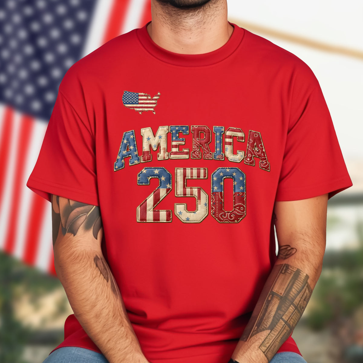 250 Years Of America Sleeve Tee Shirt - Patriotic 1776–2026 Gift TH10 169571