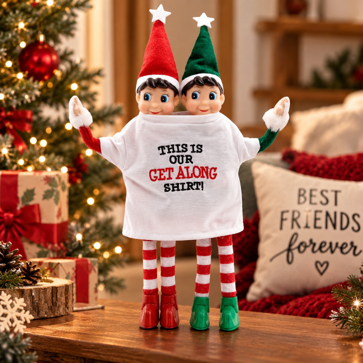 This Is Our Get Along Elf Shirt – Elf Doll Accessories For Best Friends Gift LM32 670451