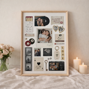 Personalized Couple Photo - Keepsake Poster, Picture Frame Valentine's Day Gift for Boyfriend or Girlfriend LM32 899167