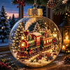 Glowing Christmas Diorama Ornament Home Decor TH10 171181