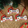 Personalized Custom Name Dog Bone With Santa Hat Resin Ornament TH10 896737