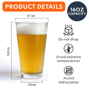 Custom Photo Dad's Reason To Drink Print Beer Glass HA75 890534