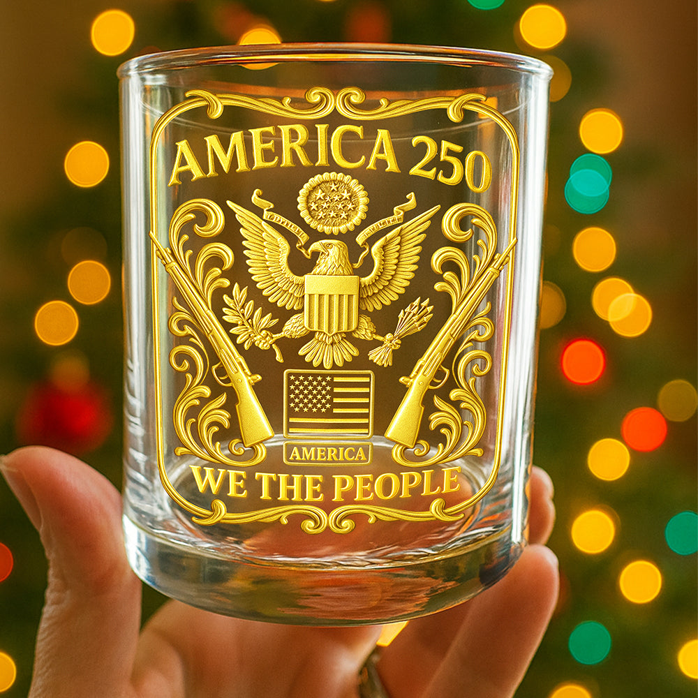 1776 - 2026 America 250th Anniversary Whisky Glass