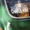 I Am Charlie Kirk Memorial MAGA Memorial USA Right Car Window Decal Sticker LM32 67779