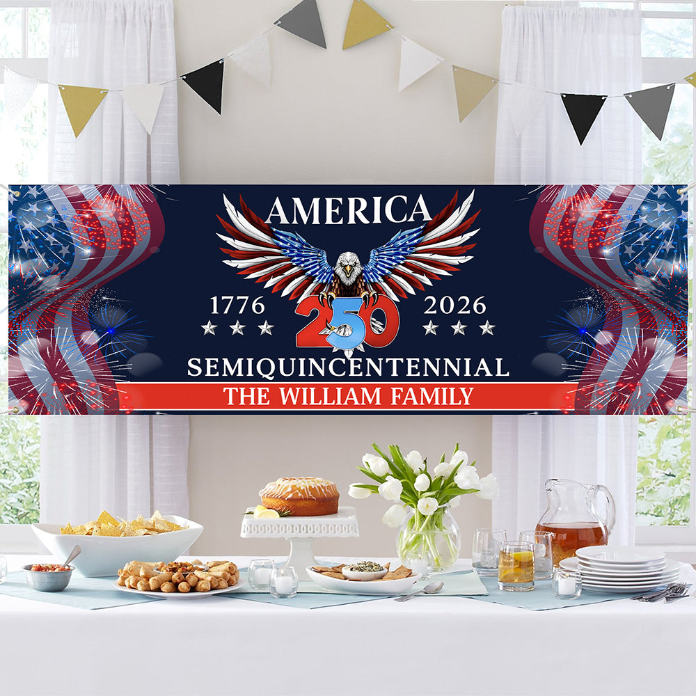 250 Years America Semiquincentennial Banner America 250th Anniversary Gift CH07 899682