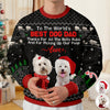 Custom Funny Dog Photo Thank For All The Belly Rubs Ugly Sweater LM32 895577