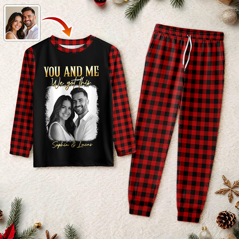 You & Me We Got This Custom Couple Photo Sleepwear Gift For Husband Wife CH07 899058