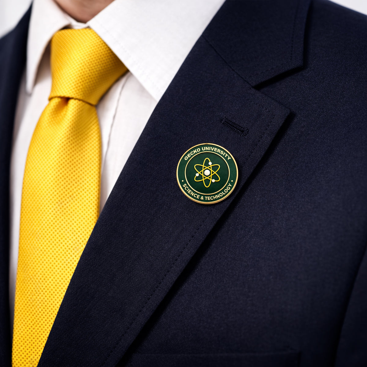 Custom College Logo Lapel Pin - Graduation Pin - University Round Pin for Graduation Cap or Grad Gown TH10 169353