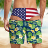 Custom Funny Patriotic Men Beach Short Gifts For Husband, Son, Friends HA75 921930