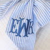 Personalized Embroidered Baby Name Monogram Newborn Bow Sash LM32 669905