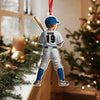 Custom Name Kid Baseball Player Personalized Acrylic Ornament HA75 897872