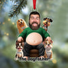 Personalized The Dogfather Squishy Acrylic Ornament - Gift For Dog Lovers HO82 903342