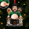 Personalized The Dogfather Squishy Acrylic Ornament - Gift For Dog Lovers HO82 903342