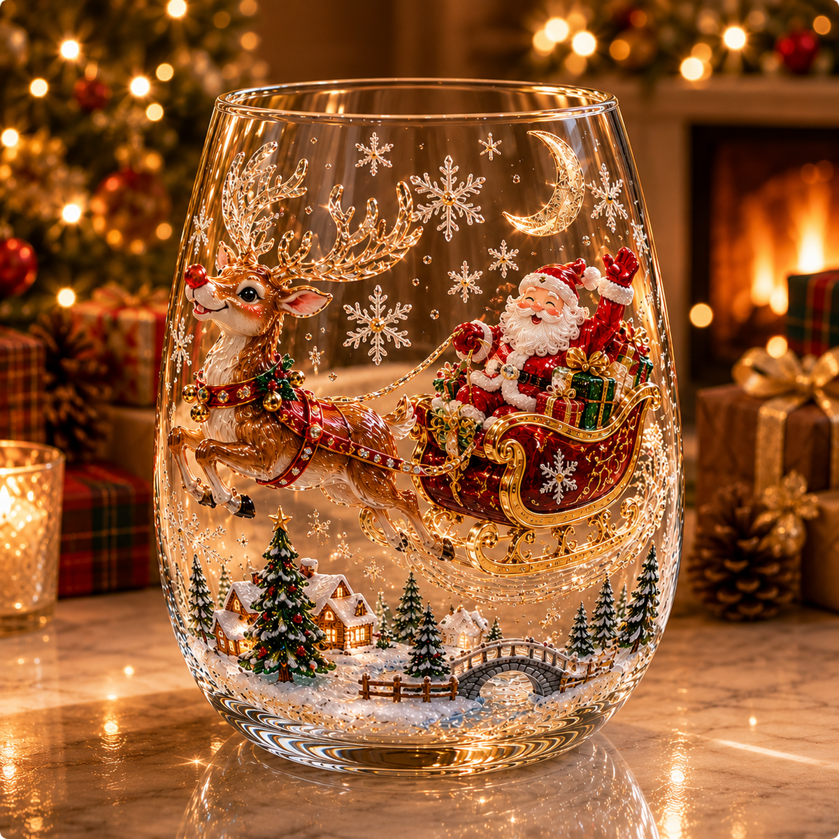 Magical Christmas Glass Cup Gift Collection TH10 171183