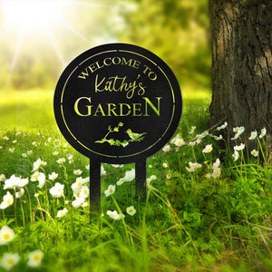 Welcome To My Garden For Garden Lover Yard Sign Personalized Gift TH10 891647